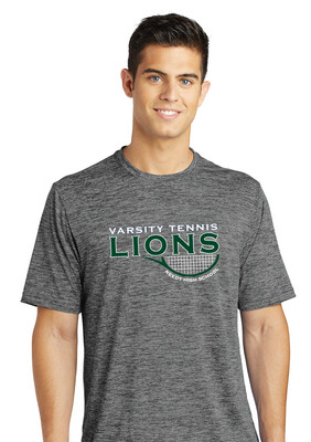 Reedy Tennis - Varsity Half Racket - Electric Dri-Fit Short Sleeve