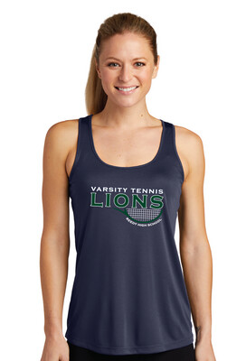 Reedy Tennis - Varsity Half Racket - Dri-Fit Racerback Tank
