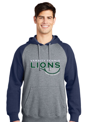 Reedy Tennis - Varsity Half Racket - Raglan Hoodie