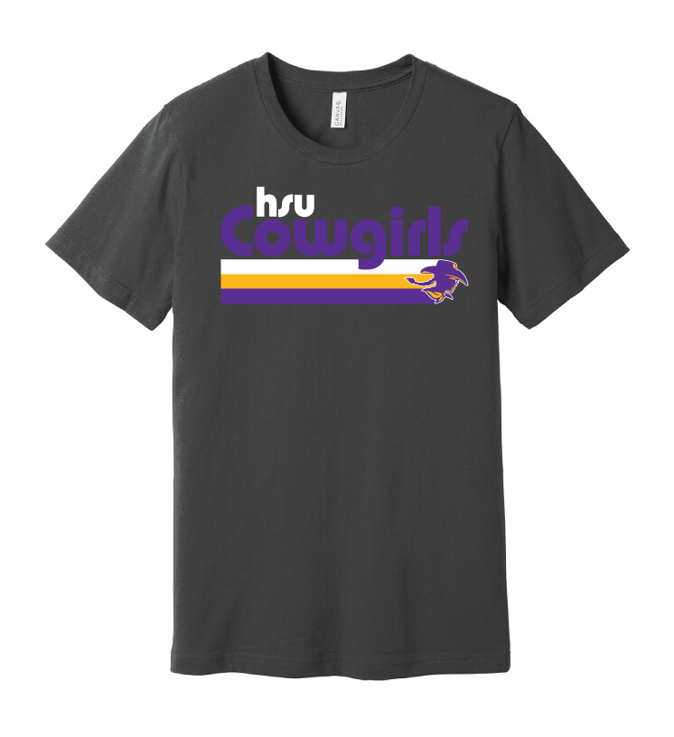 HSU - Groovy - Bella+Canvas Short Sleeve, Color: Charcoal