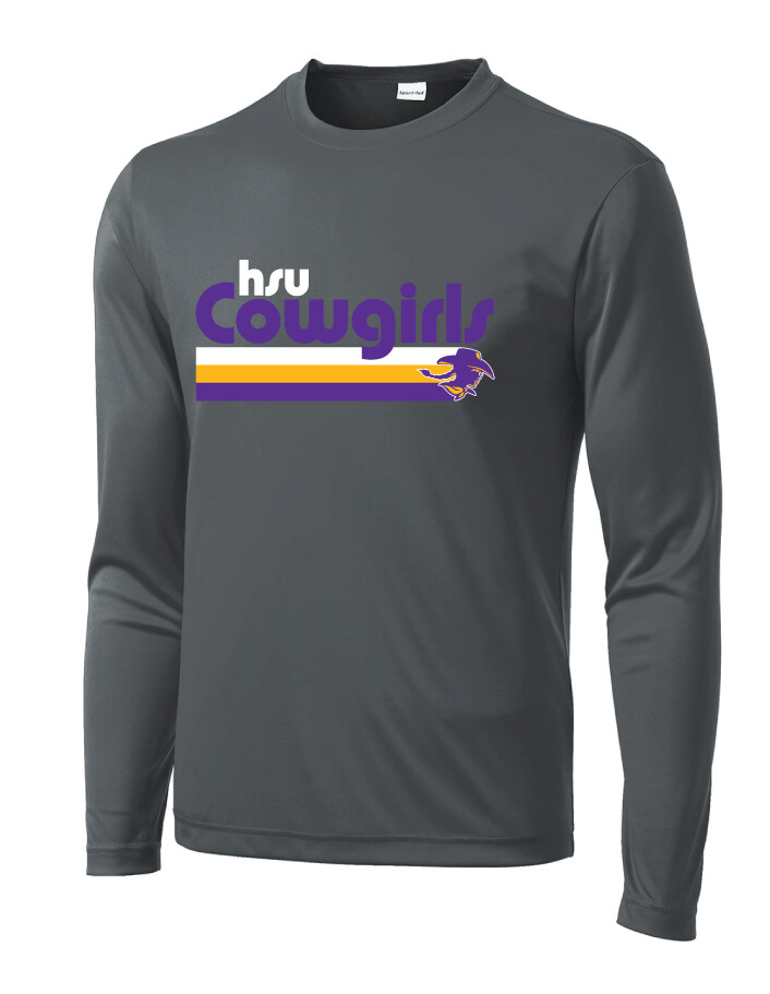 HSU - Groovy - Dri-Fit Long Sleeve, Color: Iron Grey