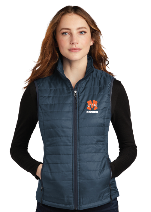 North Soccer - Ladies Packable Puffy Vest