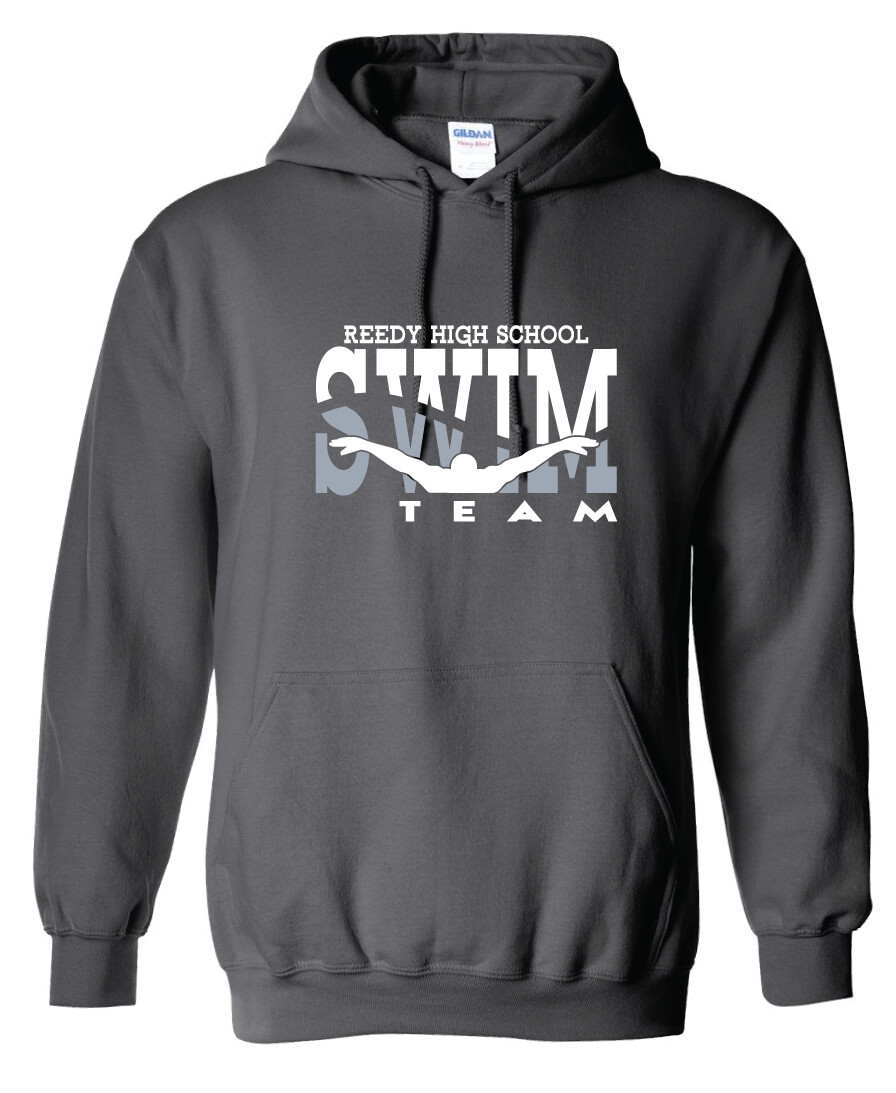 Reedy Swim and Dive - Swim - Hoodie, Color: Charcoal