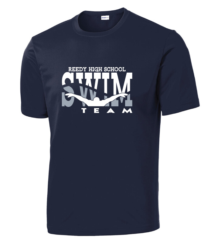 Reedy Swim and Dive - Swim - Dri-FIt Short Sleeve, Color: True Navy