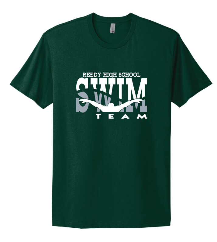 Reedy Swim and Dive - Swim - Next Level Short Sleeve, Color: Forest Green