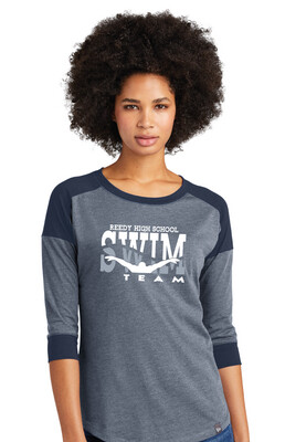 Reedy Swim and Dive - Swim - 3/4 Sleeve Baseball Raglan Tee