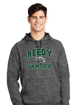 Reedy Swim and Dive - Simple Block - Electric Dri-Fit Hoodie