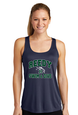 Reedy Swim and Dive - Simple Block - Racerback Tank