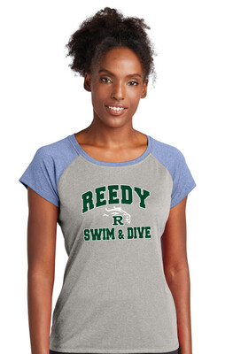 Reedy Swim and Dive - Simple Block - Heather Scoop Neck