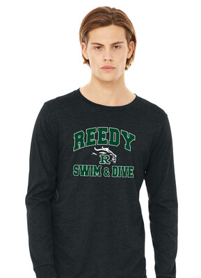 Reedy Swim and Dive - Simple Block - Bella+Canvas Long Sleeve