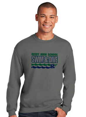 Reedy Swim and Dive - Waves - Crew Sweatshirt