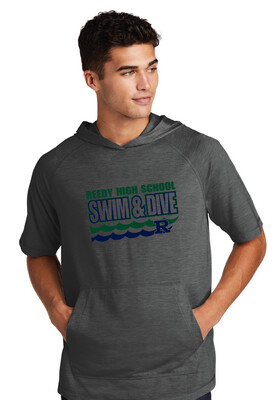 Reedy Swim and Dive - Waves - Short Sleeve Hoodie