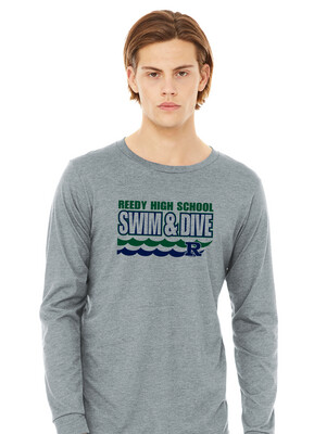 Reedy Swim and Dive - Waves - Bella+Canvas Long Sleeve