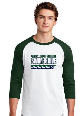 Reedy Swim and Dive - Waves - Raglan Baseball