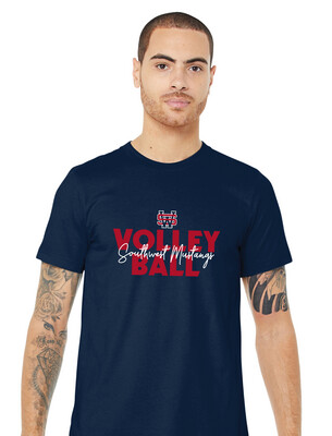 USW Volleyball - Block Script - Bella+Canvas Short Sleeve