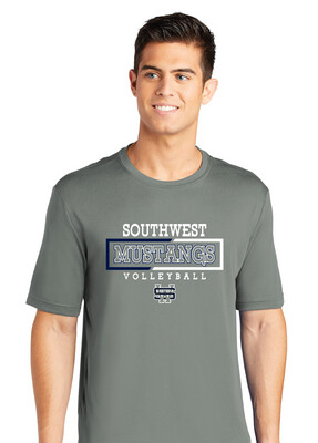 USW Volleyball - 2 Tone Rectangle - Dri-FIt Short Sleeve