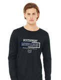 USW Volleyball - 2 Tone Rectangle - Bella+Canvas Long Sleeve