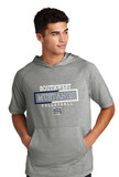 USW Volleyball - 2 Tone Rectangle - Short Sleeve Hoodie