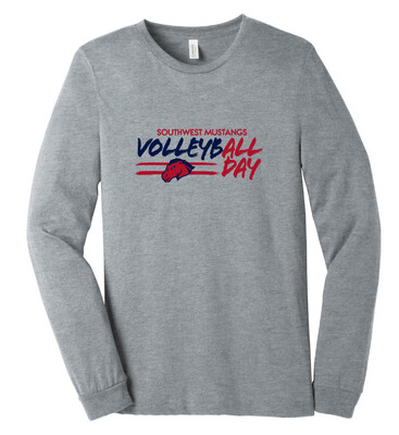 USW Volleyball - All Day - Bella+Canvas Long Sleeve
