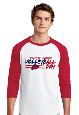 USW Volleyball - All Day - Raglan Baseball