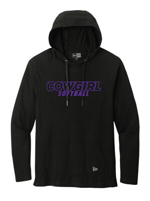 HSU Softball - Cowgirl Outline - TriBlend Hoodie