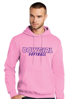 HSU Softball - Cowgirl Outline - Hoodie