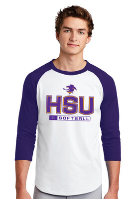 HSU Softball - Big HSU - Raglan Baseball