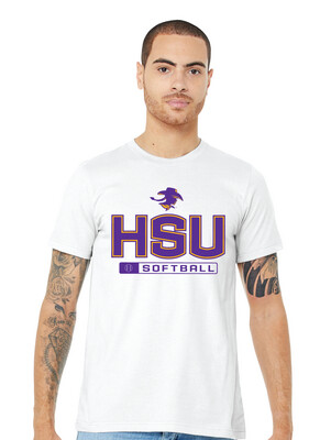 HSU Softball - Big HSU - Bella+Canvas Short Sleeve