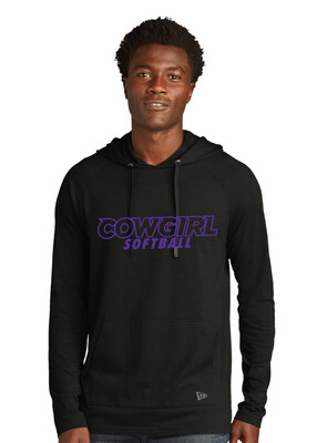 HSU Softball - Cowgirl Outline - TriBlend Hoodie