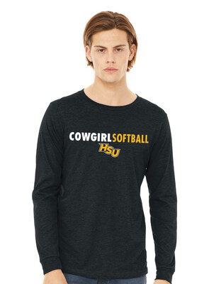 HSU Softball - Clean Lines - Bella+Canvas Long Sleeve