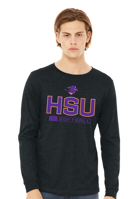 HSU Softball - Big HSU - Bella+Canvas Long Sleeve