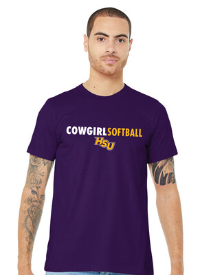HSU Softball - Clean Lines - Bella+Canvas Short Sleeve