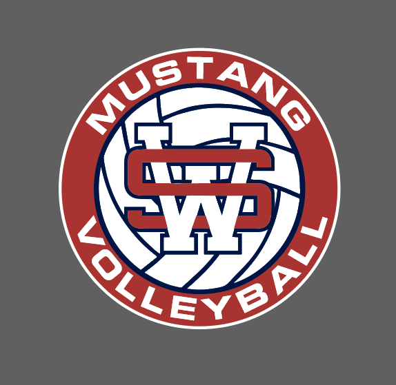 USW Volleyball - Window Decal