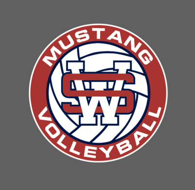 USW Volleyball - Window Decal