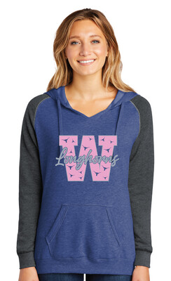 Wilmeth - Block W - Lightweight Raglan Hoodie