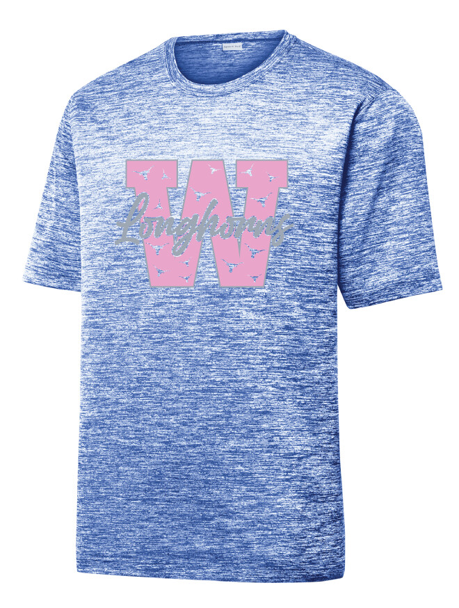 Wilmeth - Block W - Electric Dri-Fit Short Sleeve, Garment Color: True Royal