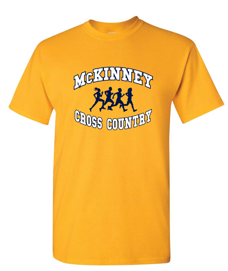 McKinney XC - Runners - Short Sleeve, Garment Color: Gold