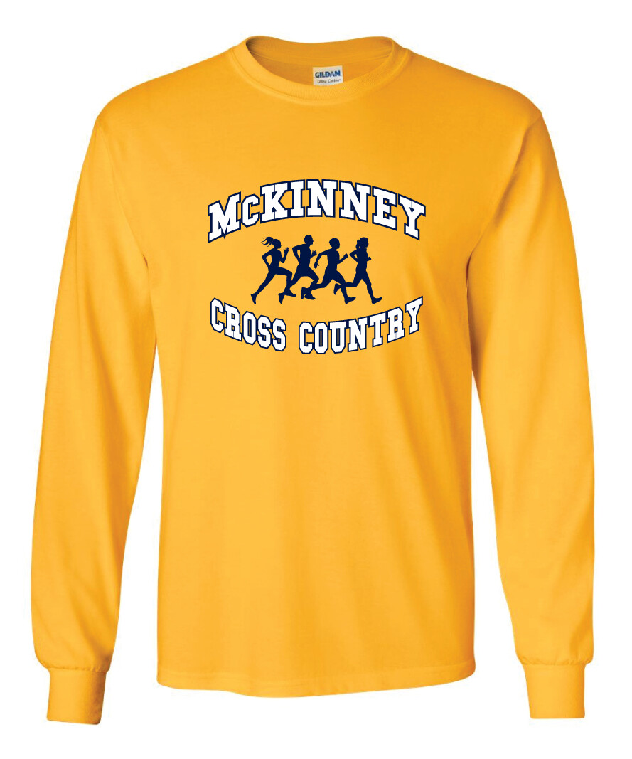 McKinney XC - Runners - Long Sleeve, Garment Color: Gold