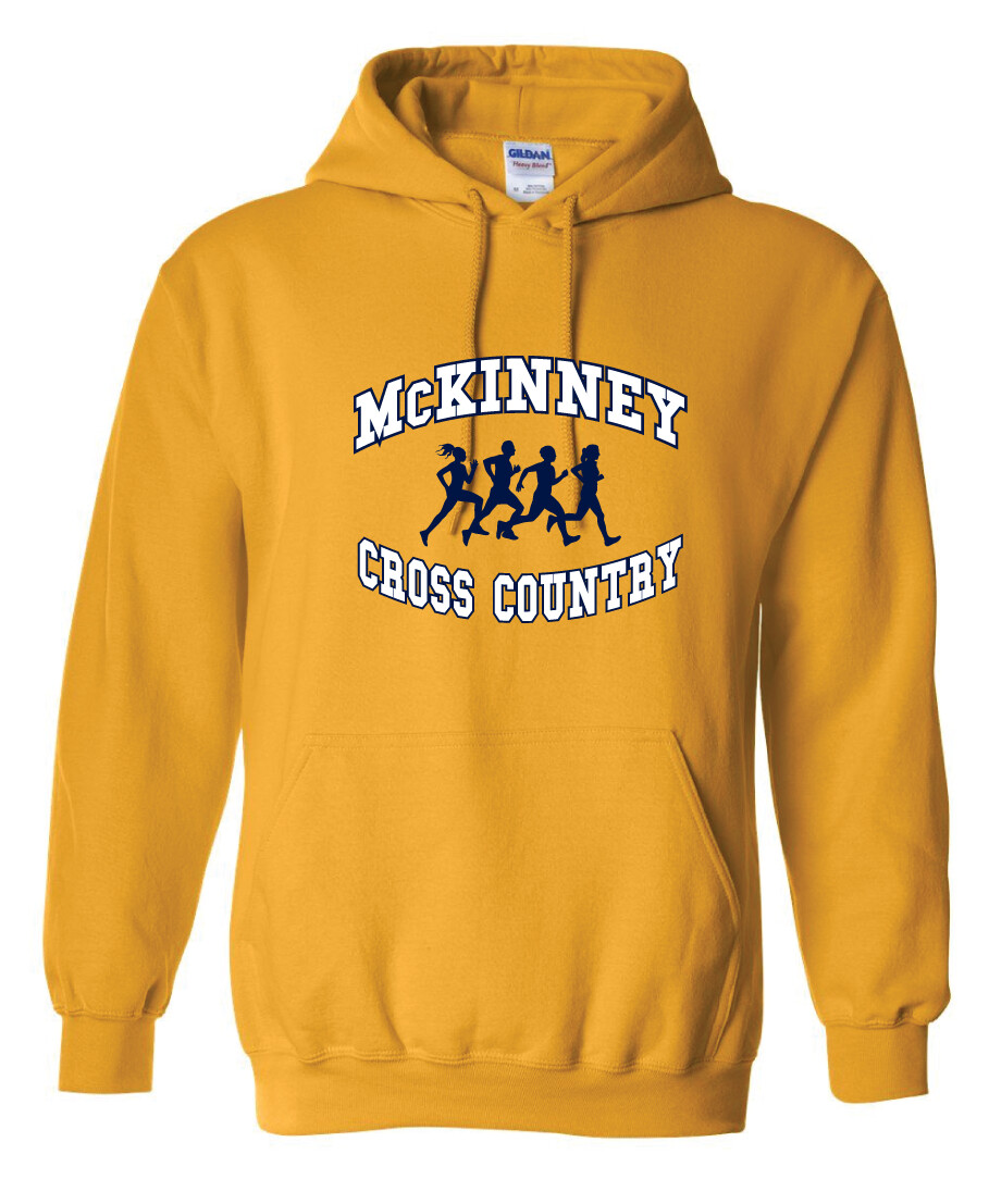 McKinney XC - Runners - Hoodie, Garment Color: Gold