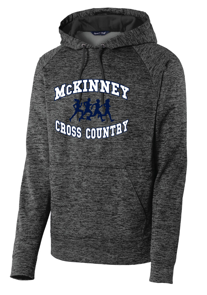 McKinney XC - Runners - Electric Dri-Fit Hoodie, Garment Color: Grey Black