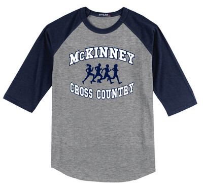 McKinney XC - Runners - Raglan Baseball