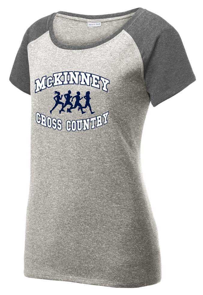 McKinney XC - Runners - Heather Scoop Neck, Garment Color: Grey / Graphite
