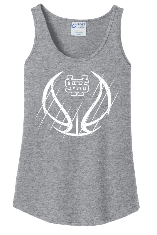 USW Basketball - Scratches - Cotton Tank, Color: Grey