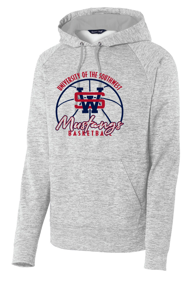 USW Basketball - Big Basketball - Electric Dri-Fit Hoodie, Color: Silver