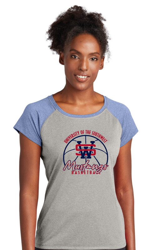 USW Basketball - Big Basketball - Heather Scoop Neck