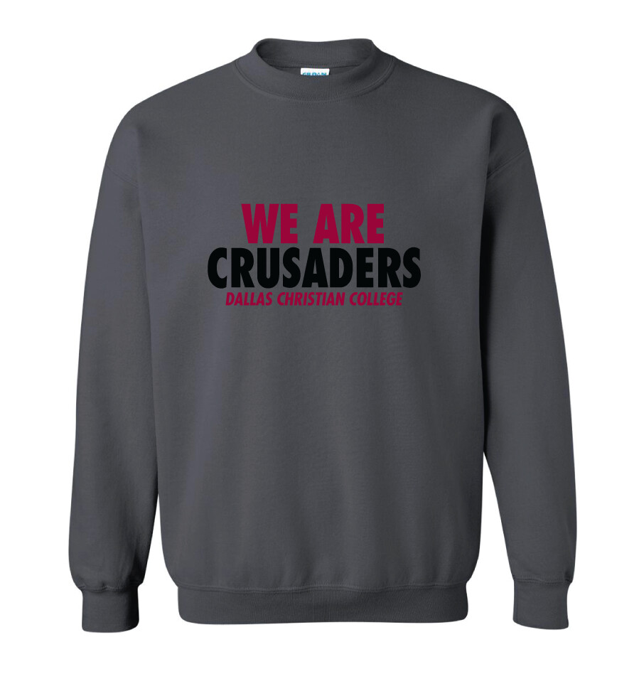 DCC Softball - We Are - Crew Sweatshirt, Color: Charcoal
