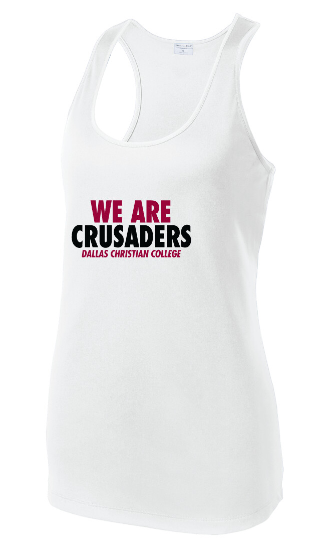 DCC Softball - We Are - Dri-Fit Racerback Tank, Color: White