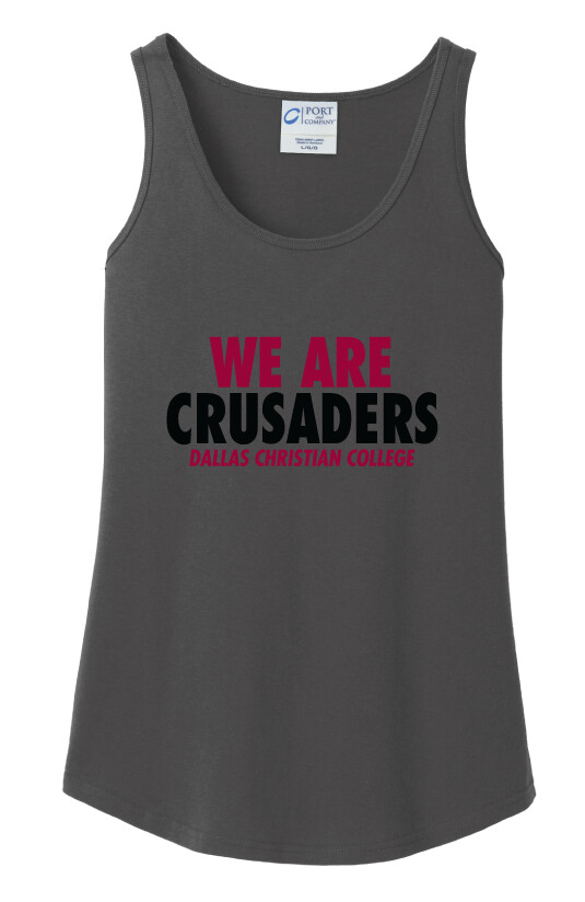 DCC Softball - We Are - Cotton Tank, Color: Charcoal
