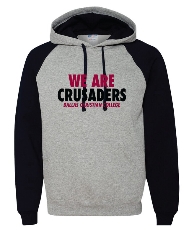 DCC Softball - We Are - Raglan Hoodie, Color: Grey / Black