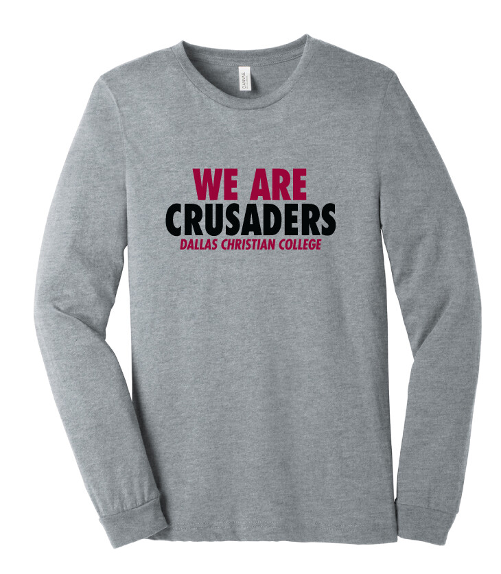 DCC Softball - We Are - Bella+Canvas Long Sleeve, Color: Athletic Heather